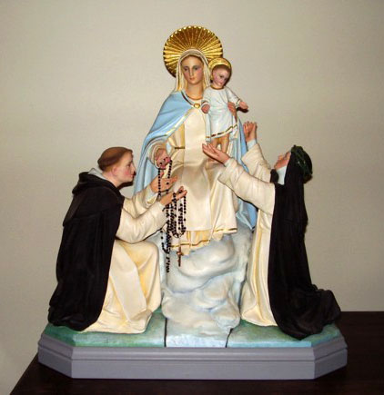 Our Lady of the Holy Rosary Statue Our Lady of the Holy Rosary Statue